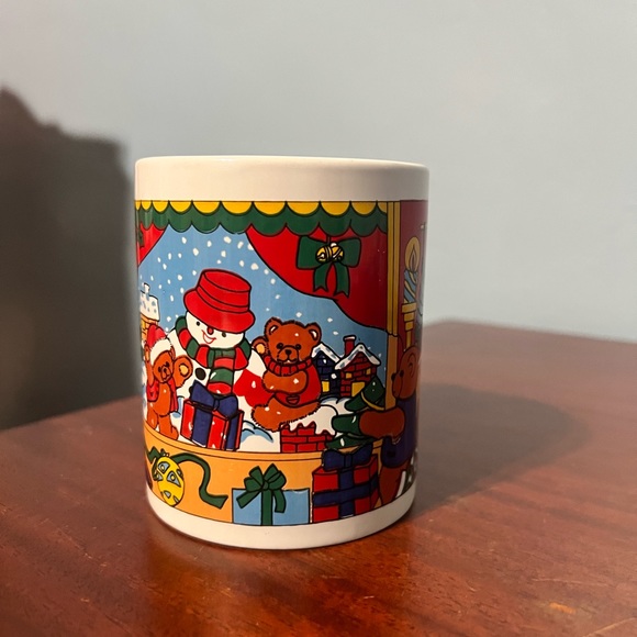 Anco Merchandise Christmas Teddy Bear Snowman Winter Cozy Decor Mug Preowned - Picture 3 of 16
